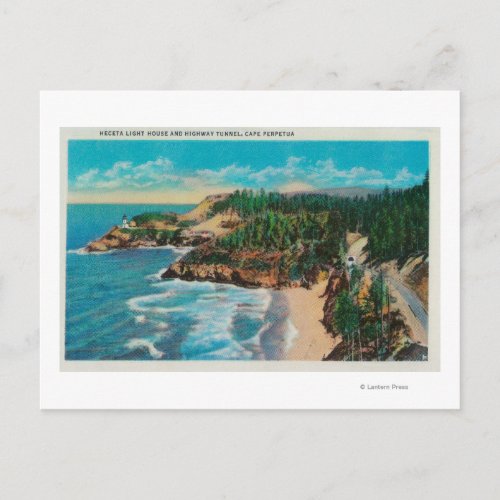 Hacenta Head Lighthouse and Cape PerpetuaCoast Postcard