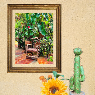 Hacienda Garden Chair  Poster