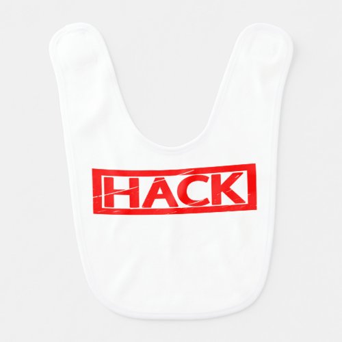 Hack Stamp Baby Bib