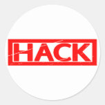 Hack Stamp Classic Round Sticker