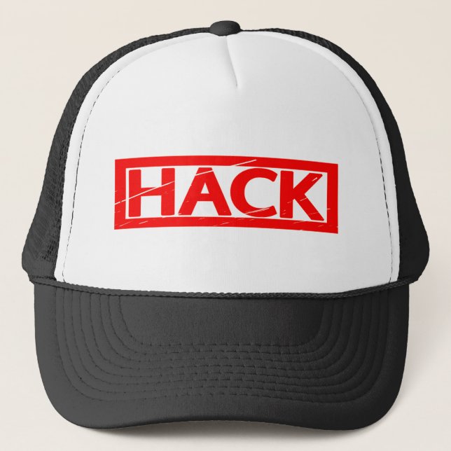 Hack Stamp Trucker Hat (Front)