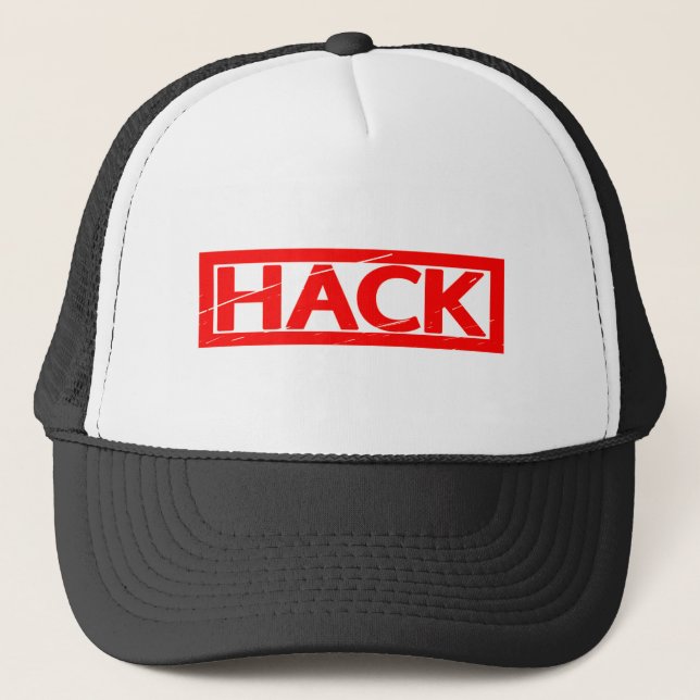Hack Stamp Trucker Hat (Front)