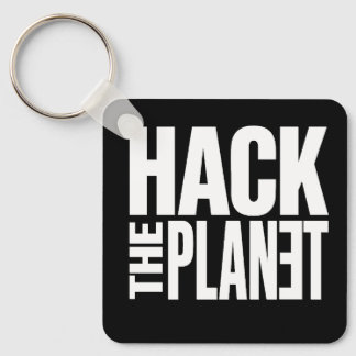 Hack The Planet Keychain