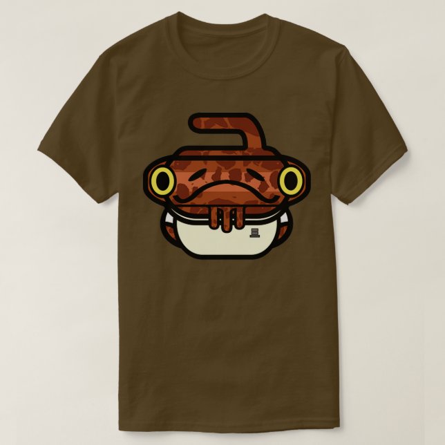 Hackbar Curling Rockers T-Shirt (Design Front)
