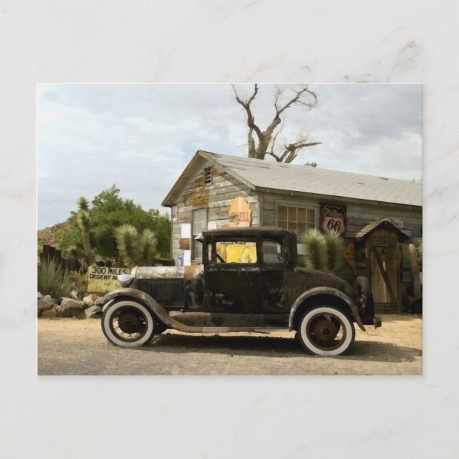 Hackberry General Store Route 66 Postcard (Front)