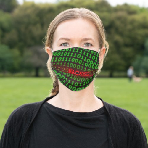 Hacked Adult Cloth Face Mask