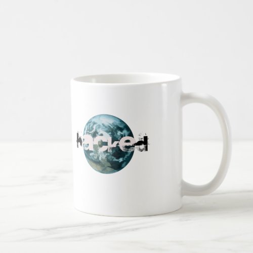 Hacked Planet Earth Coffee Mug