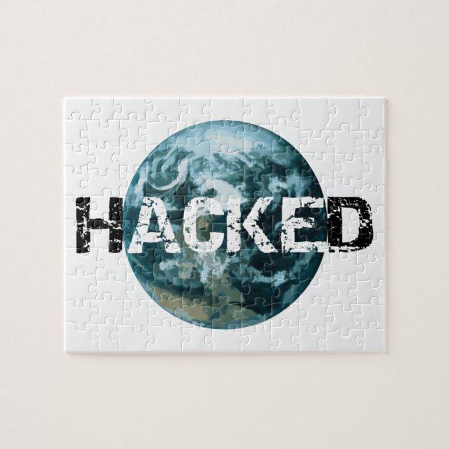 Hacked Planet Earth Jigsaw Puzzle (Horizontal)
