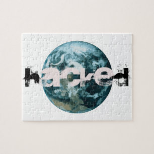 Hacked Planet Earth Jigsaw Puzzle