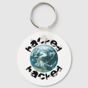 Hacked Planet Earth Keychain
