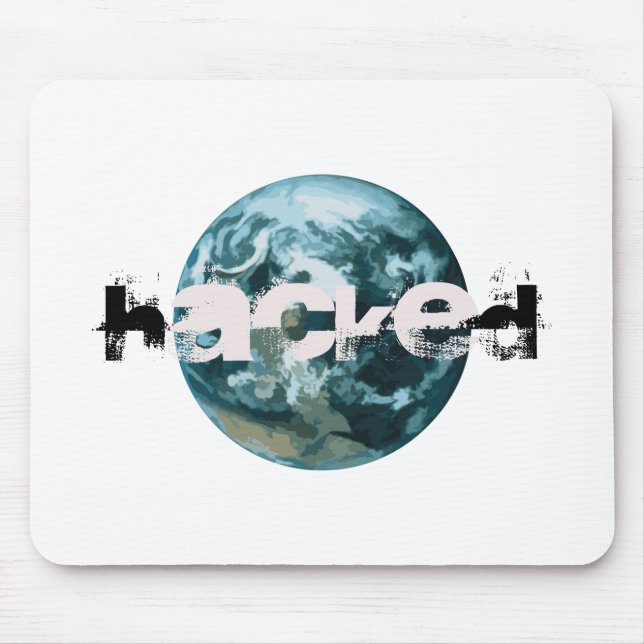 Hacked Planet Earth Mouse Pad (Front)