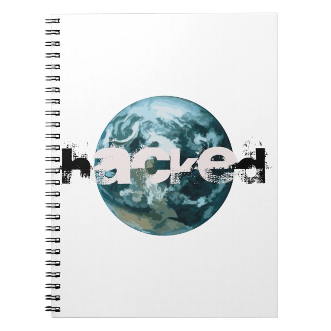Hacked Planet Earth Notebook (Front)