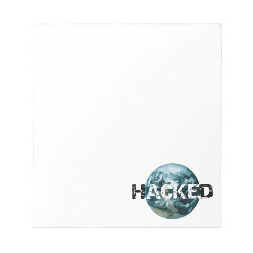 Hacked Planet Earth Notepad