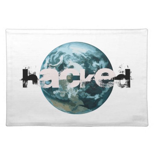 Hacked Planet Earth Placemat