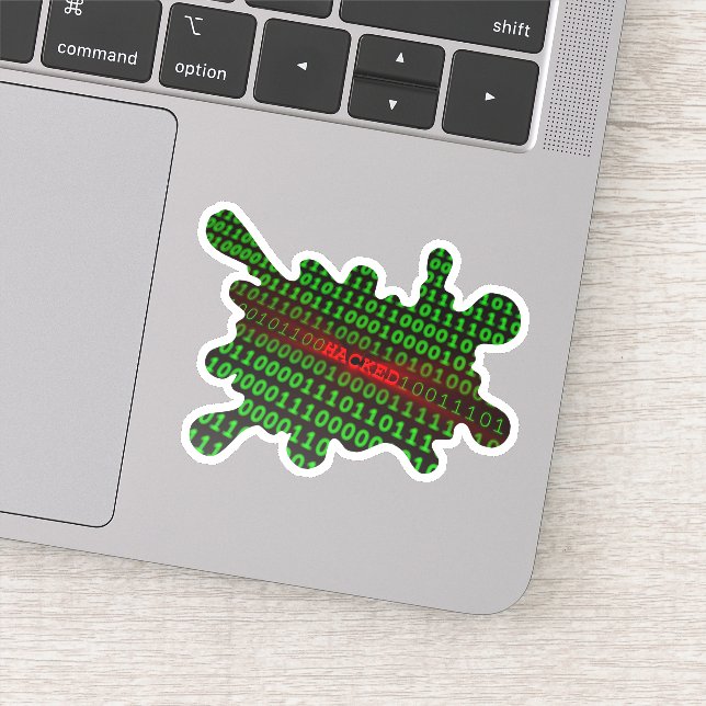 Hacked Sticker (Detail)