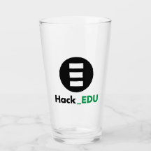 HackEDU Glass Cup