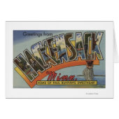 Hackensack, Minnesota - Large Letter Scenes (Front Horizontal)