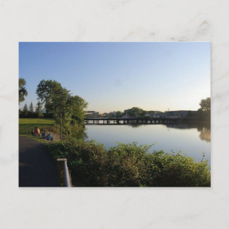 Hackensack River from Olsen Park Postcard
