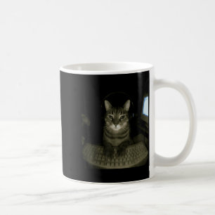 Hacker Cat Meme Funny Computer Cat Kitten Gamer Ca Coffee Mug