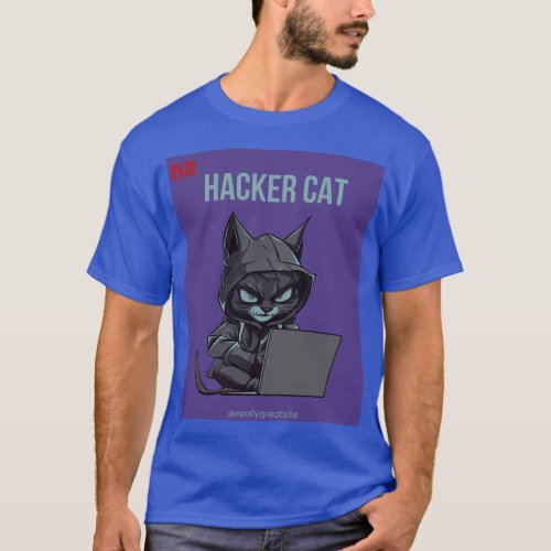 Hacker cat T_Shirt