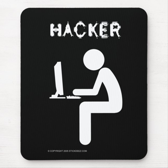 Hacker-color Mouse Pad (Front)