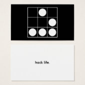 Hacker Emblem/hack life. (Front & Back)