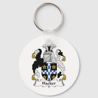 Hacker Family Crest Keychain