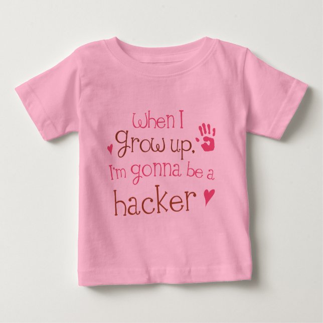 Hacker (Future) Infant Baby T-Shirt (Front)