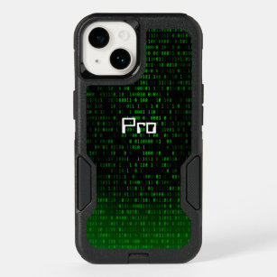 Hacker geek nerd gamer dev it guy cool looking  OtterBox iPhone 14 case