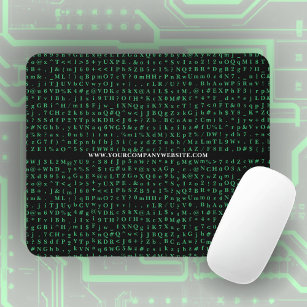 Hacker geek programmer nerd mousepad