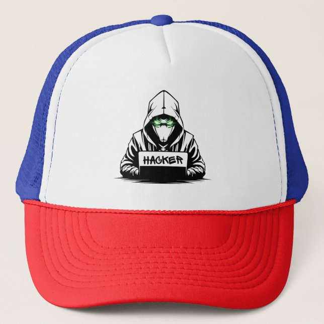 Hacker Hat/Cap Design Trucker Hat (Front)
