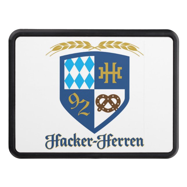 Hacker Herren Trailer Hitch Cover (Front)