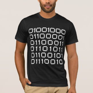 Hacker (In Binary Form) Dark T-Shirt