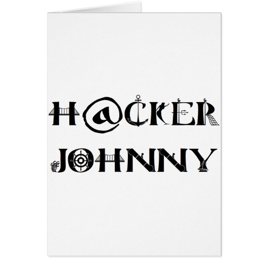 hacker johnny cards (Front)