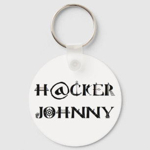 hacker johnny keychain
