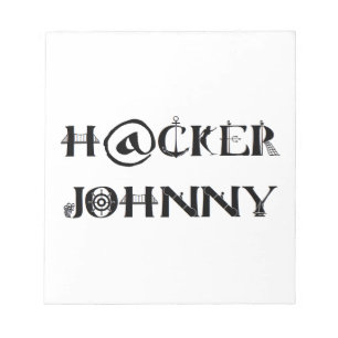 hacker johnny notepad