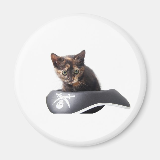 Hacker Kitten Magnet (Front)