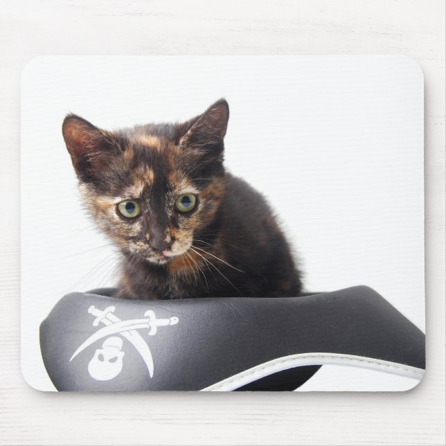 Hacker Kitten Mouse Pad (Front)