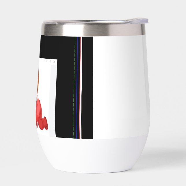 HACKER MUG! THERMAL WINE TUMBLER (Left)