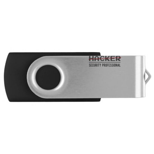 Hacker Security Professional say computer science Flash Drive