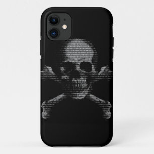 Hacker Skull and Crossbones iPhone 11 Case