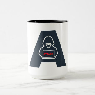 Hackers love! Or the threat of attack Mug