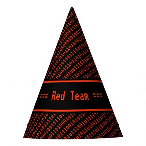 Hackers Red Team Offensive CyberSec Testing Party Hat