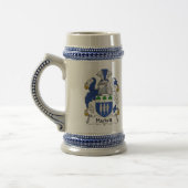 Hackett Coat of Arms Stein - Family Crest (Left)