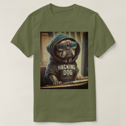 Hacking dog T_Shirt