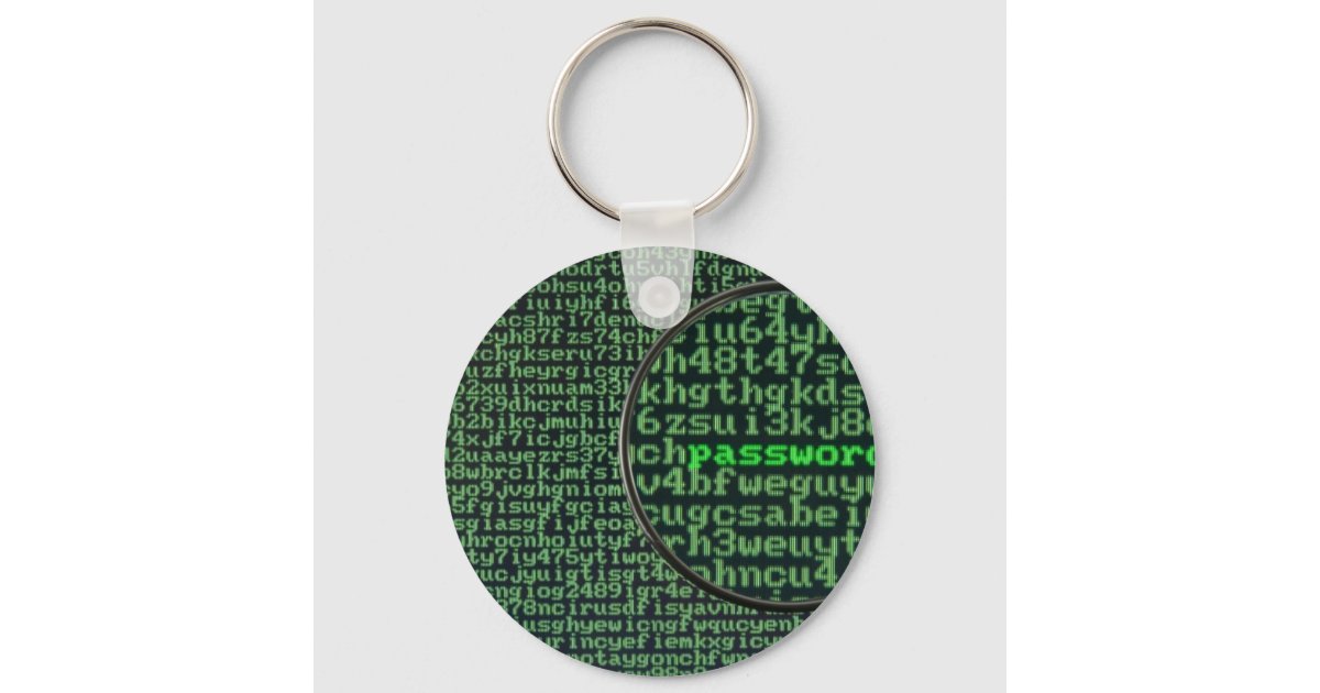 Random Password Keychain Hacking for password keychain | Zazzle
