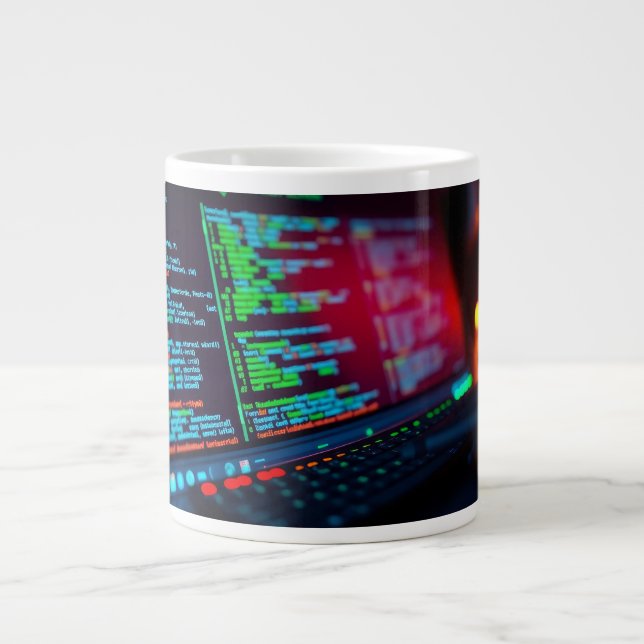 Hacking Giant Coffee Mug (Front)