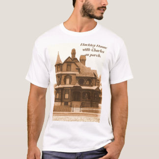 Hackley House,Charles on porch:Men's T-Shirt
