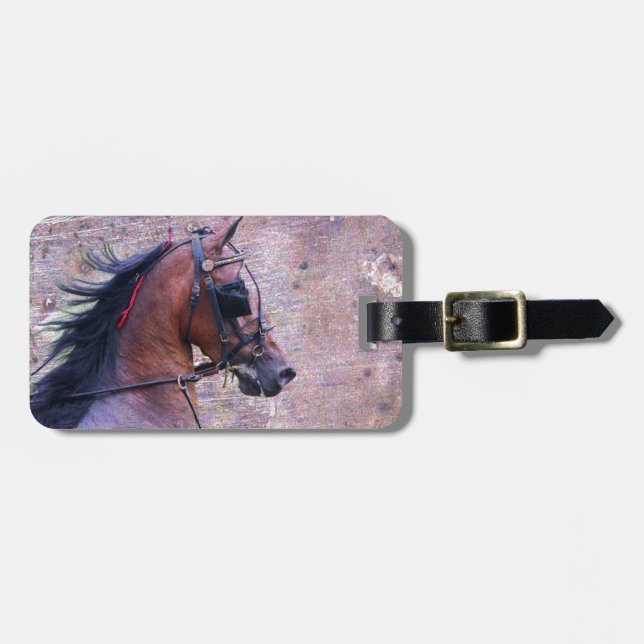Hackney Grunge Luggage Tag (Front Horizontal)
