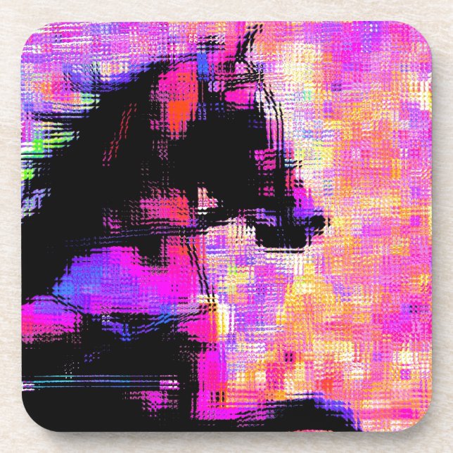 Hackney in Harness Drink Coaster (Front)